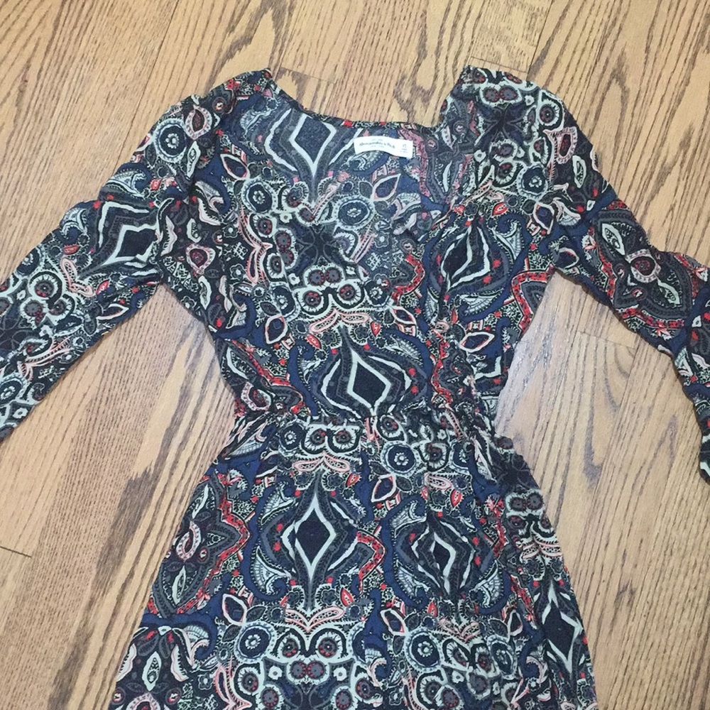 Abercrombie Patterned Flowy Romper